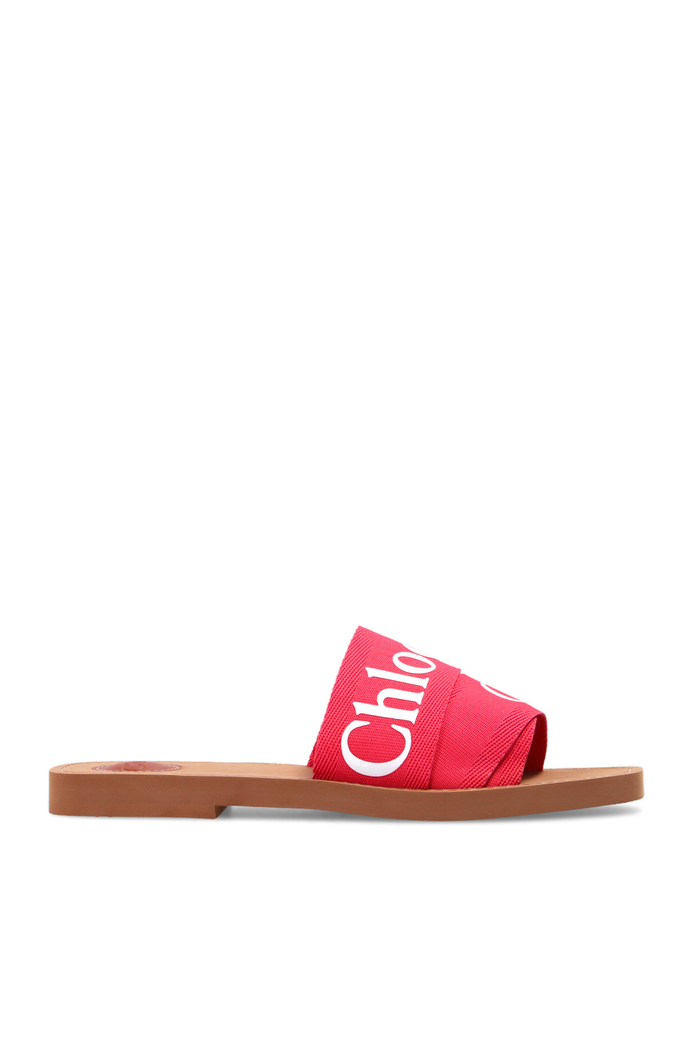 【関税＆送料込み】ChloAC Woody Slides Chloé - Woody Slide Sandal in White Multicolor | Mitchell Stores